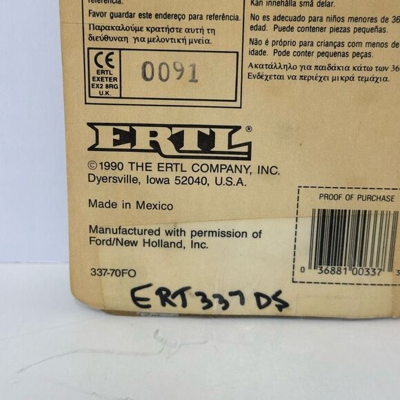 Vintage ERTL Ford New Holland Square Baler Toy 1990s - Picture 9 of 10